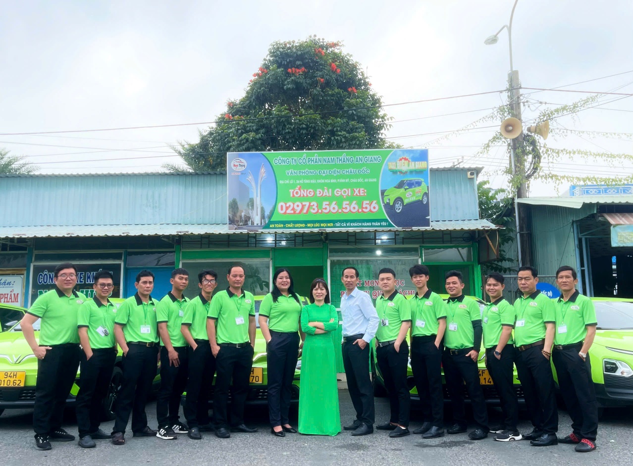 Khai trương TAXI điện Nam Thắng tại Châu Đốc – An Giang
