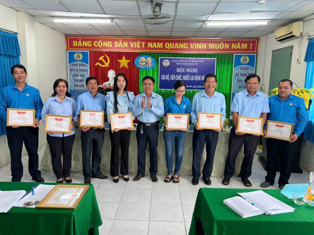 HỘI NGHỊ VIÊN CHỨC, NGƯỜI LAO ĐỘNG NĂM 2025  BẾN XE KHÁCH CHÂU ĐỐC